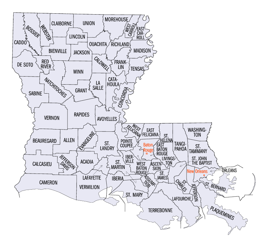 Louisiana Counties